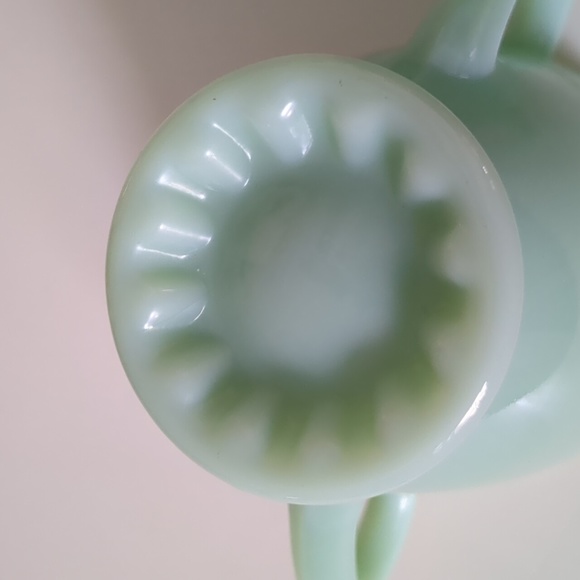 Mosser Jadeite Creamer and Sugar - Picture 5 of 6